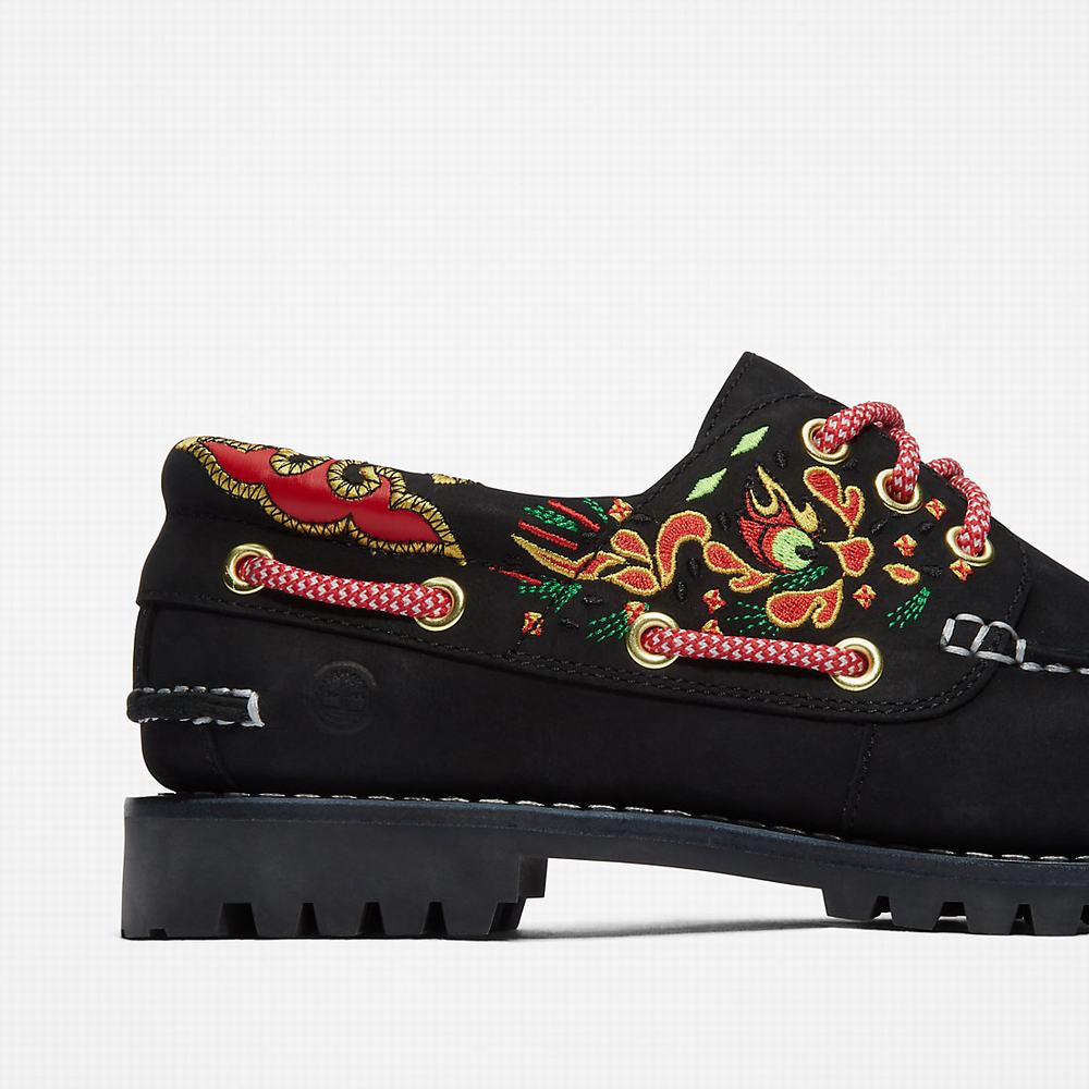 Dámské Boty Sebago Timberland CLOT x Timberland® 3-Eye Černé | TI94870-245