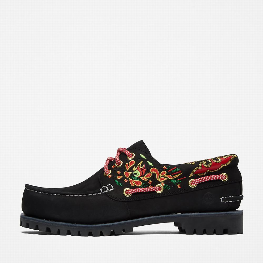 Dámské Boty Sebago Timberland CLOT x Timberland® 3-Eye Černé | TI94870-245