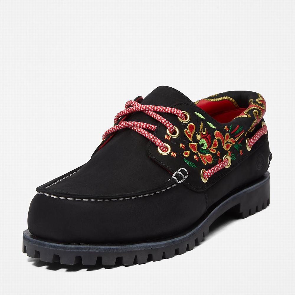Dámské Boty Sebago Timberland CLOT x Timberland® 3-Eye Černé | TI94870-245