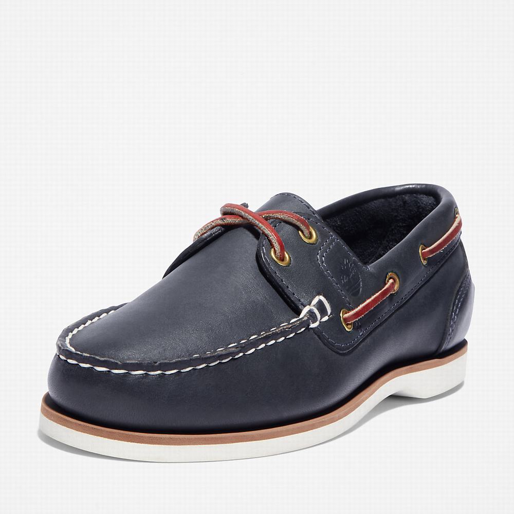 Dámské Boty Sebago Timberland Classic 2-Eye Tmavě Blankyt | TI07196-821