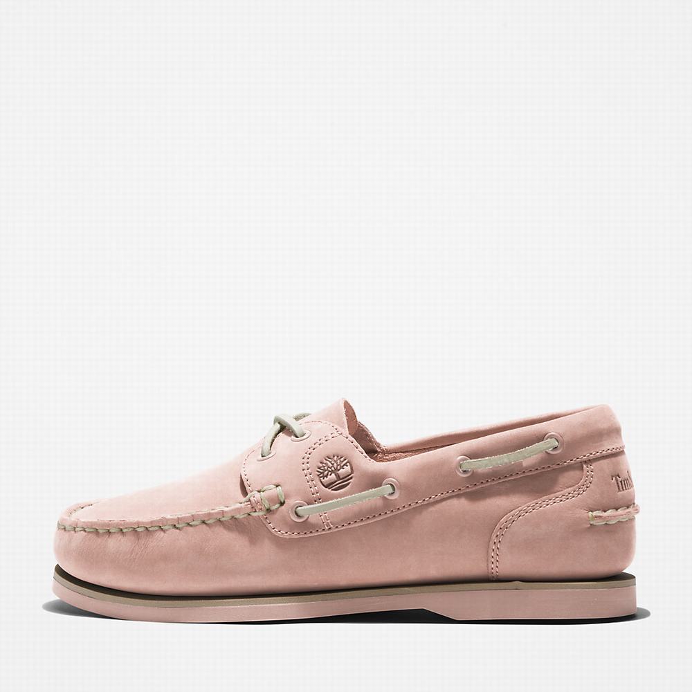 Dámské Boty Sebago Timberland Classic 2-Eye Světle Růžové | TI37856-745
