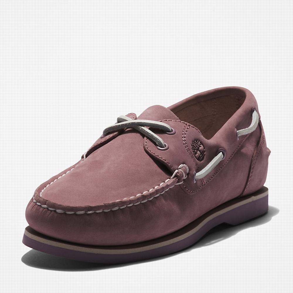 Dámské Boty Sebago Timberland Classic 2-Eye Růžové | TI47905-560