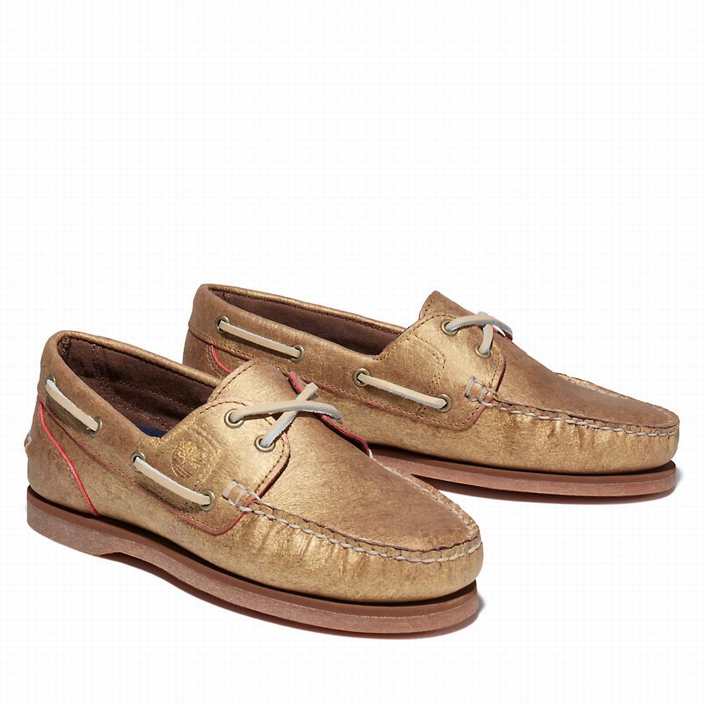 Dámské Boty Sebago Timberland EK+ Classic Zlaté | TI37824-640
