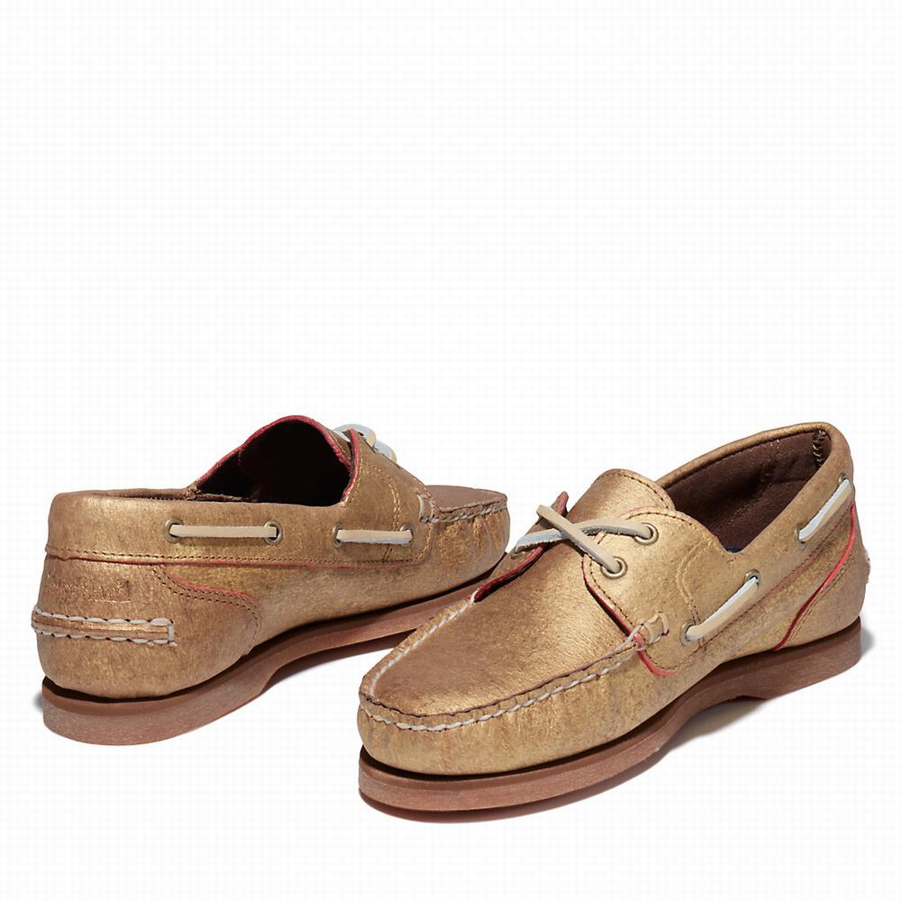 Dámské Boty Sebago Timberland EK+ Classic Zlaté | TI37824-640