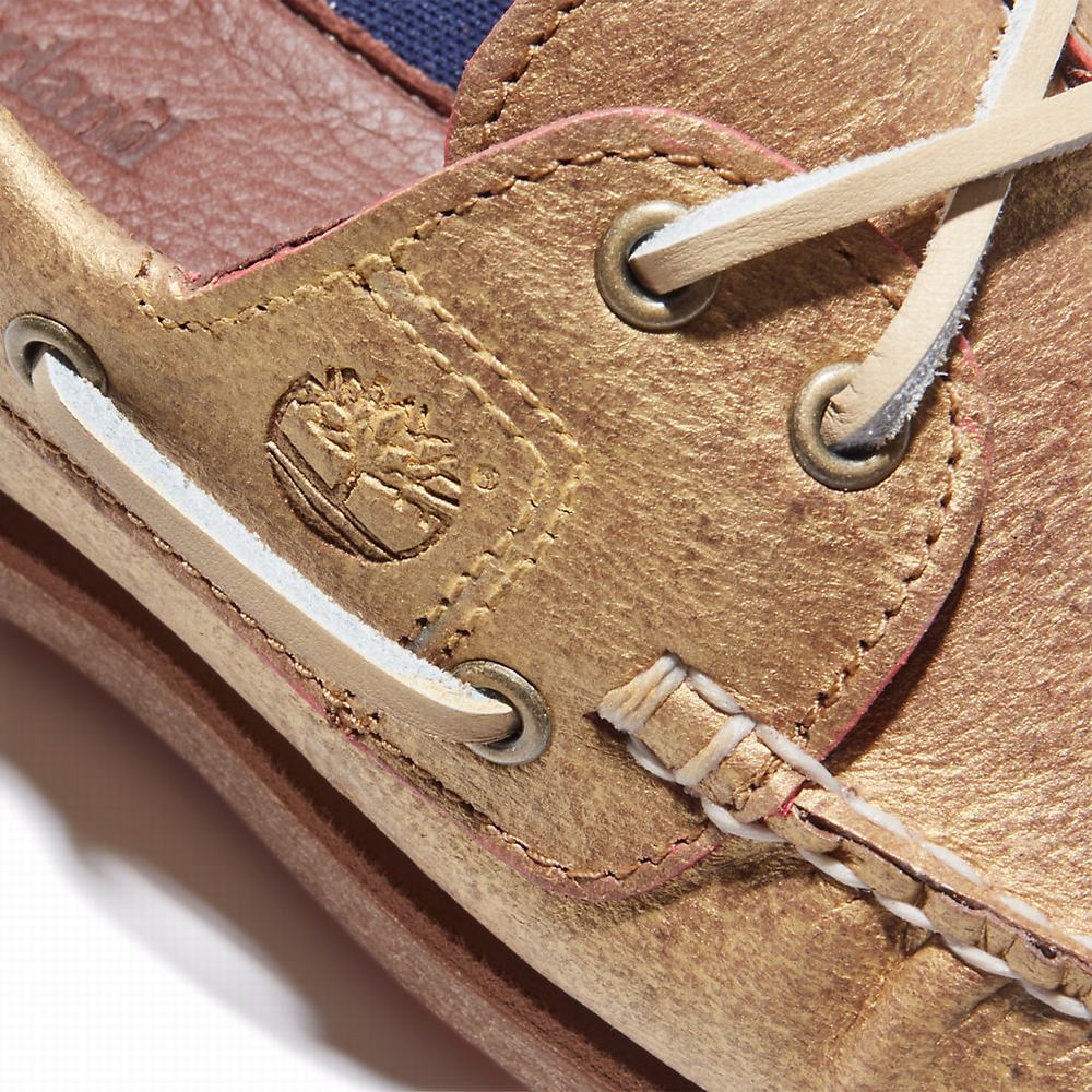 Dámské Boty Sebago Timberland EK+ Classic Zlaté | TI37824-640