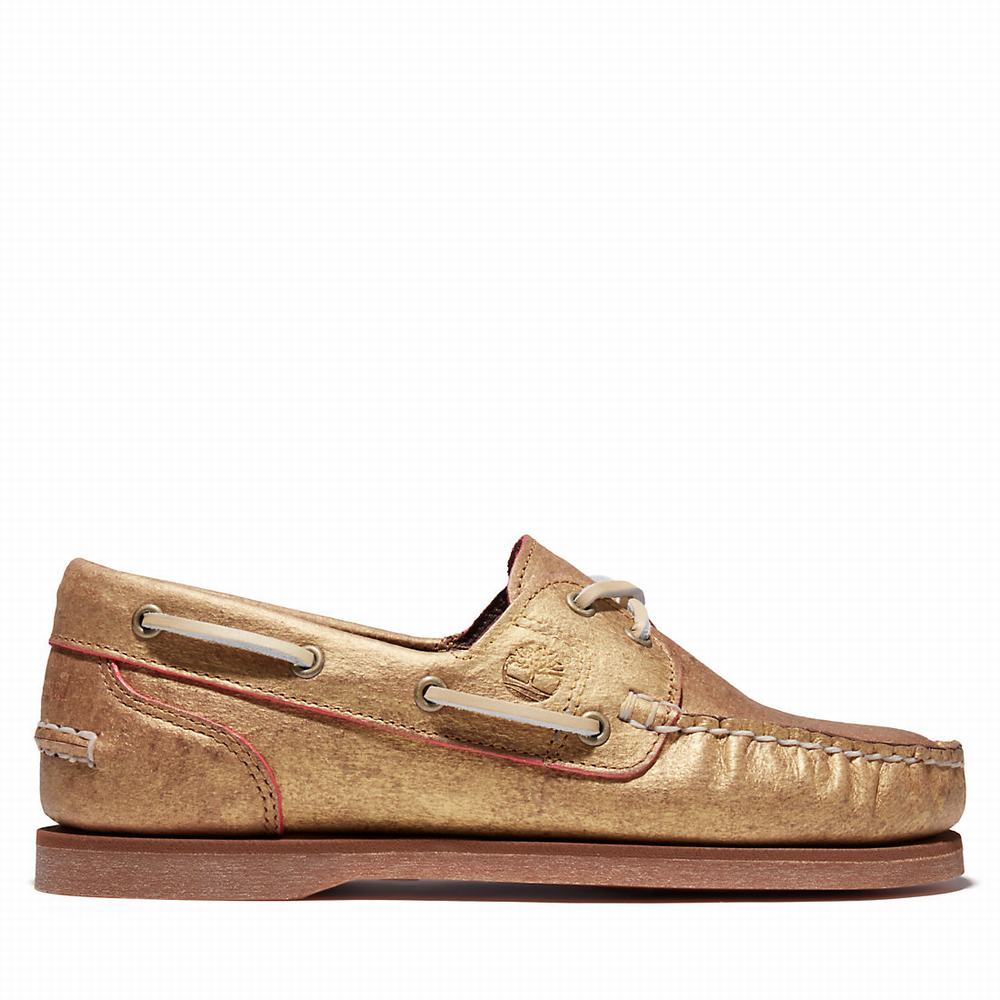 Dámské Boty Sebago Timberland EK+ Classic Zlaté | TI37824-640