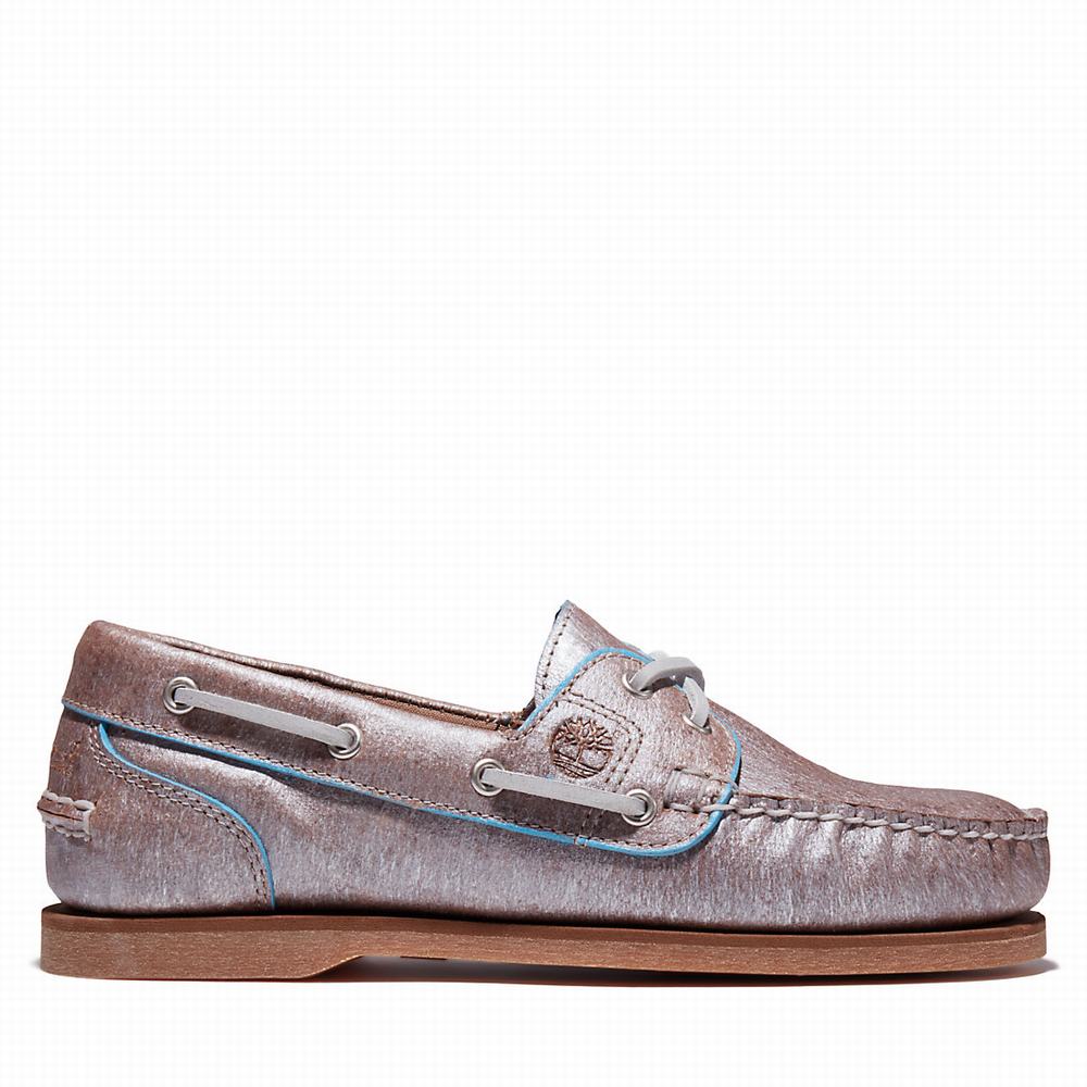 Dámské Boty Sebago Timberland EK+ Classic Stříbrné | TI67140-901