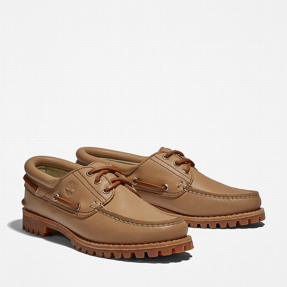 Dámské Boty Sebago Timberland Noreen 3-Eye Béžový | TI13608-420
