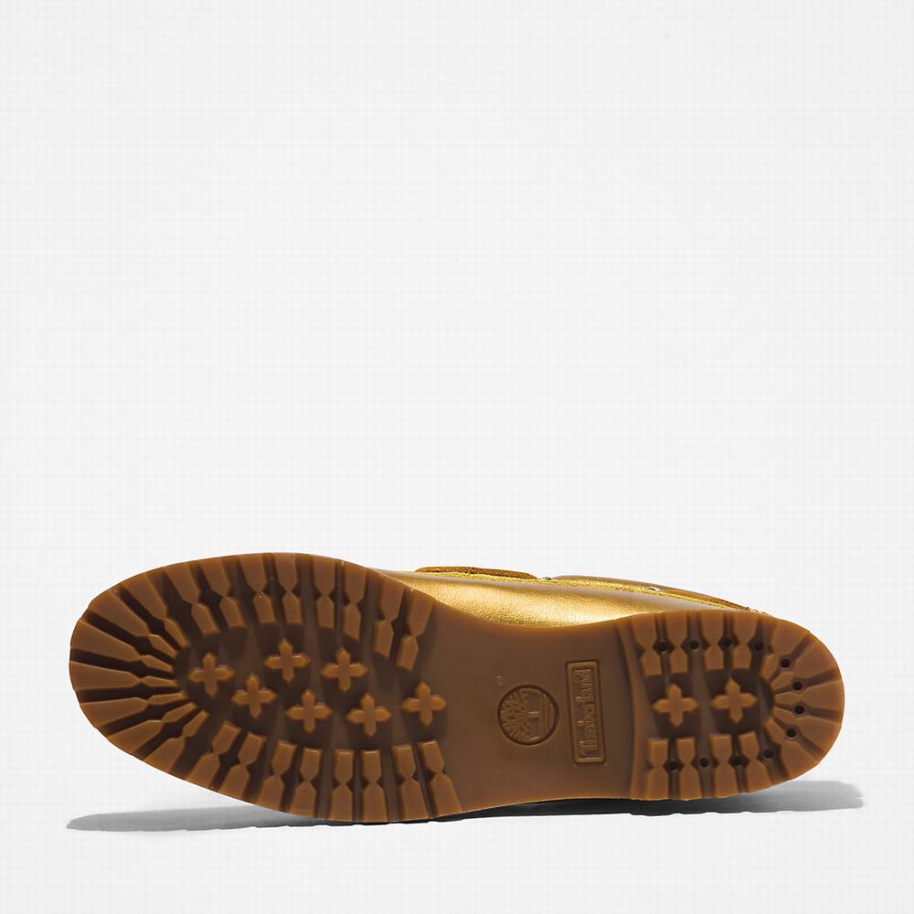 Dámské Boty Sebago Timberland Noreen 3-Eye Lug Handsewn Zlaté | TI41508-106
