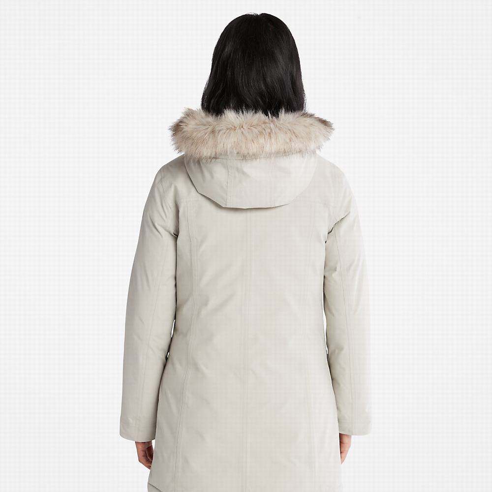 Dámské Bundy Parka Timberland Down-Free Světle Šedé | TI62075-640
