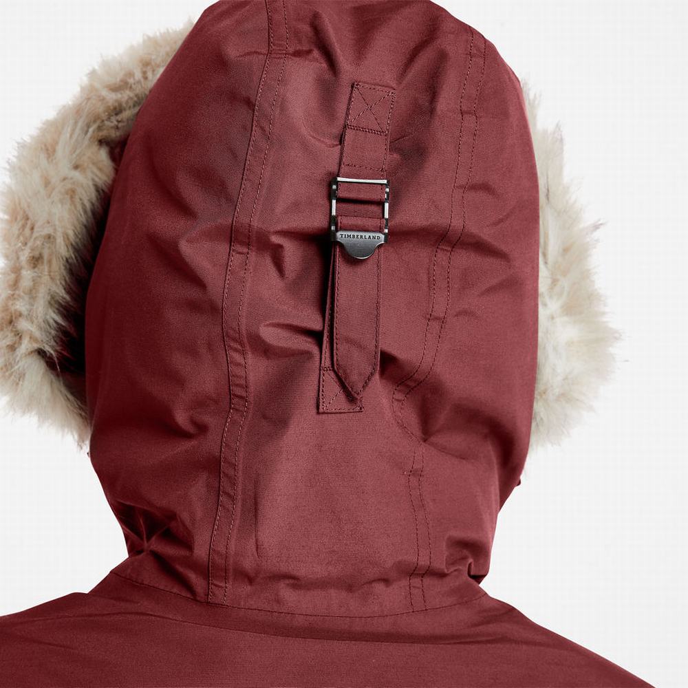 Dámské Bundy Parka Timberland DryVent™ Waterproof Vínové | TI56241-176