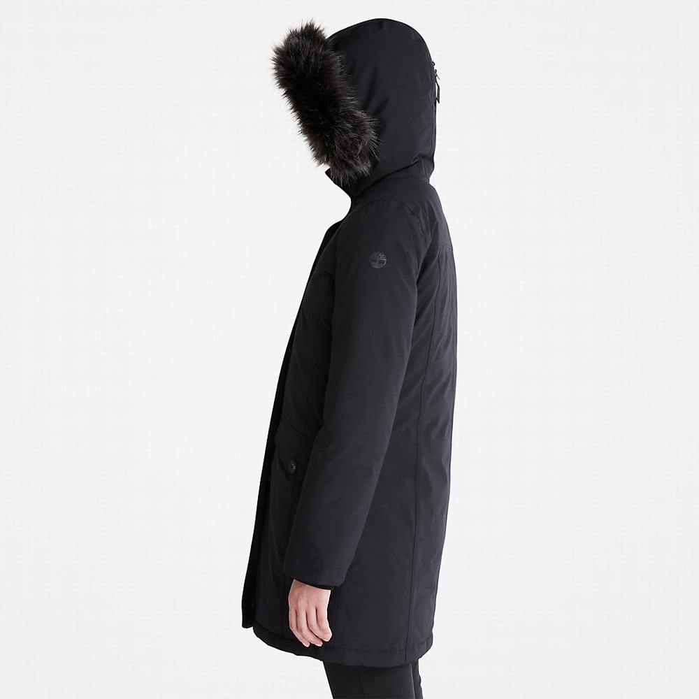 Dámské Bundy Parka Timberland DryVent™ Waterproof Černé | TI70643-769