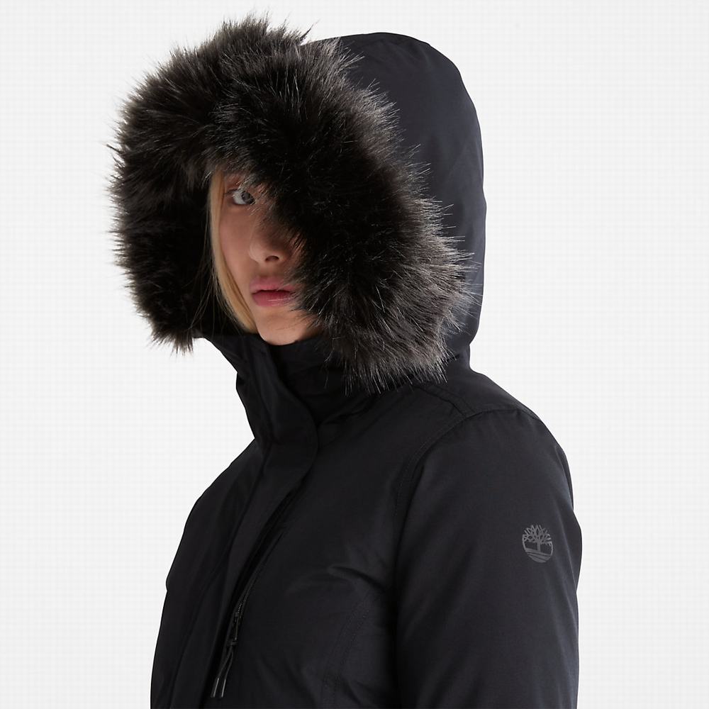 Dámské Bundy Parka Timberland DryVent™ Waterproof Černé | TI70643-769