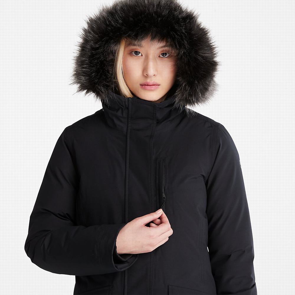 Dámské Bundy Parka Timberland DryVent™ Waterproof Černé | TI70643-769