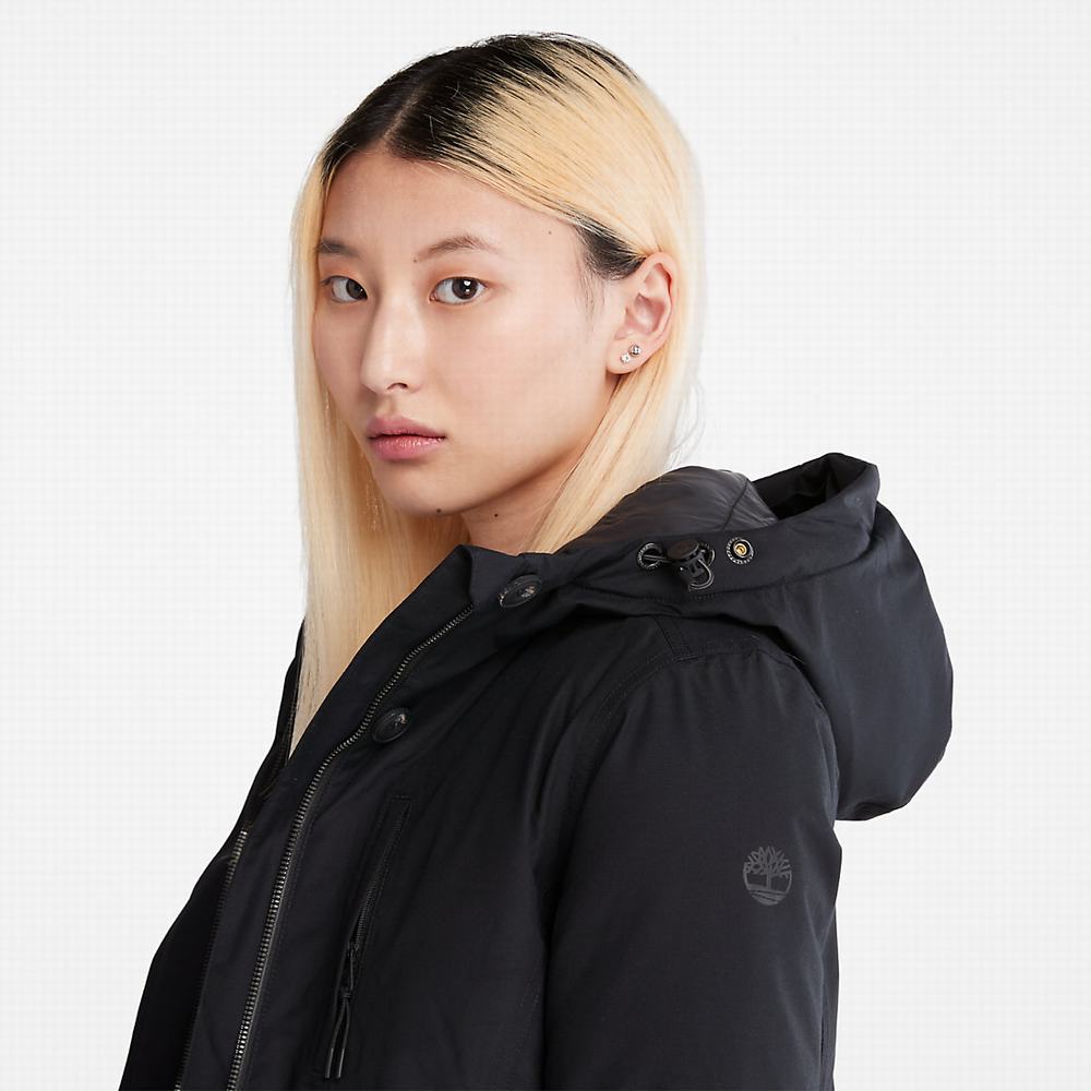 Dámské Bundy Parka Timberland DryVent™ Waterproof Černé | TI70643-769