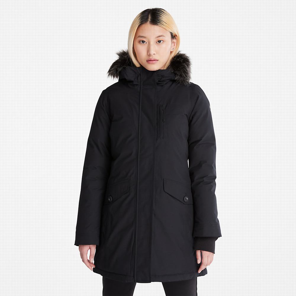 Dámské Bundy Parka Timberland DryVent™ Waterproof Černé | TI70643-769