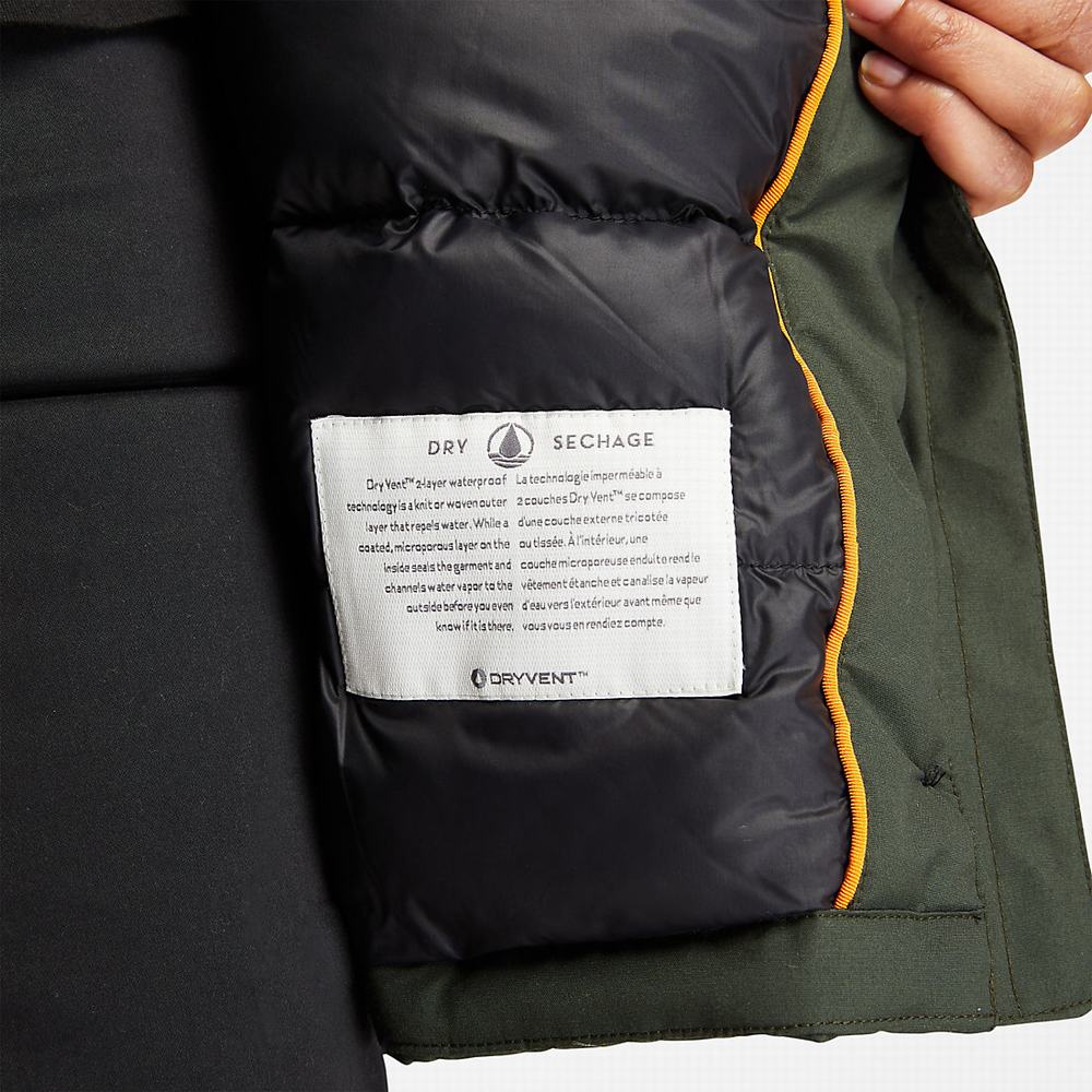 Dámské Bundy Parka Timberland DryVent™ Waterproof Zelene | TI80451-591