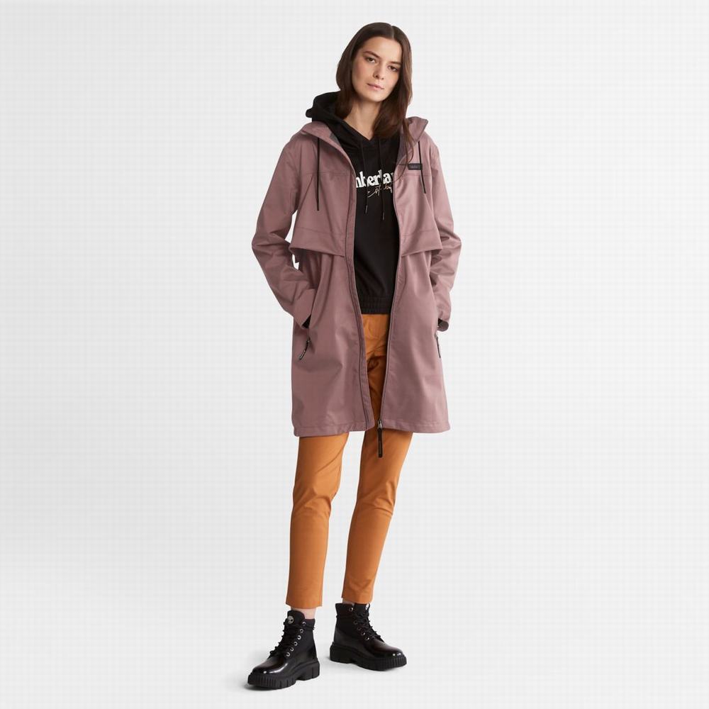 Dámské Bundy Parka Timberland Waterproof Mid-length Fialové | TI34021-647