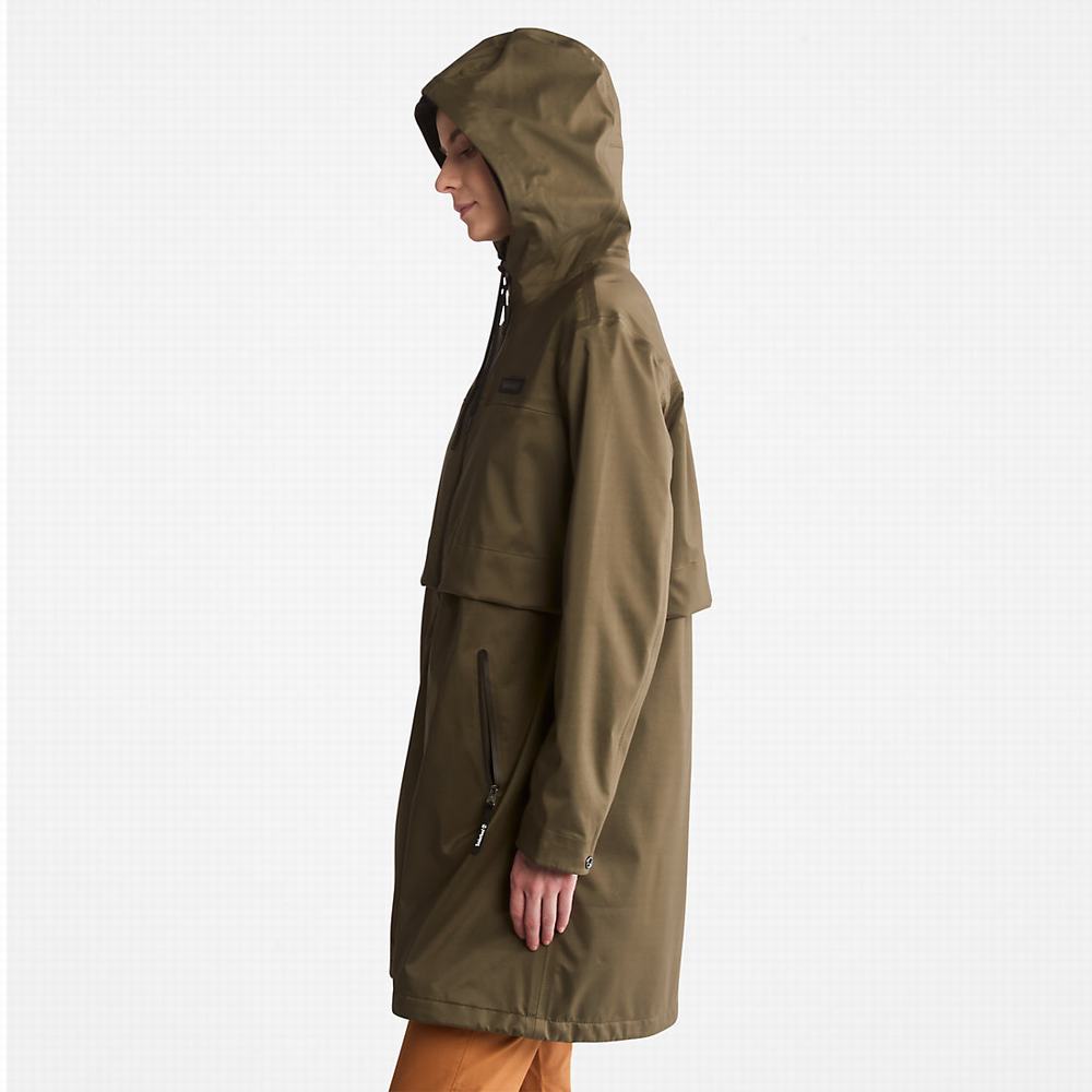 Dámské Bundy Parka Timberland Waterproof Mid-length Tmavě Zelene | TI38290-902
