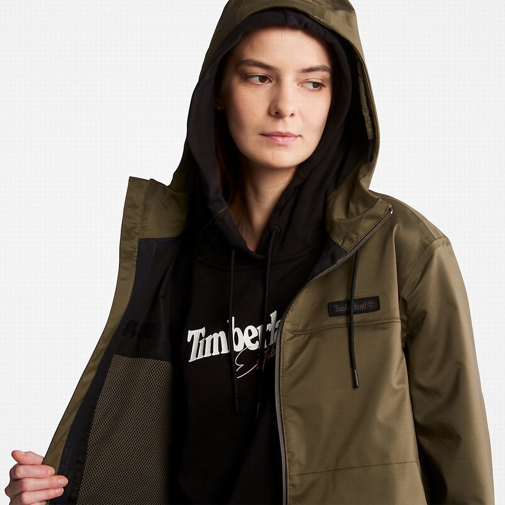 Dámské Bundy Parka Timberland Waterproof Mid-length Tmavě Zelene | TI38290-902
