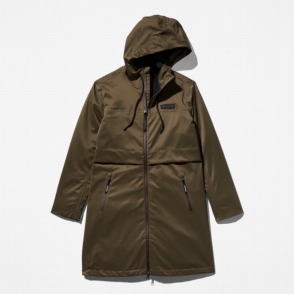 Dámské Bundy Parka Timberland Waterproof Mid-length Tmavě Zelene | TI38290-902