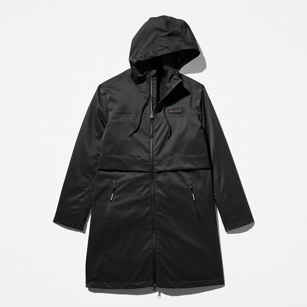 Dámské Bundy Parka Timberland Waterproof Mid-length Černé | TI69274-789