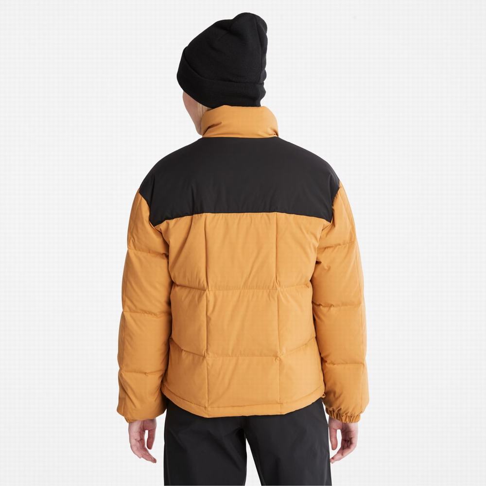 Dámské Bundy Timberland Oversize Re:Down® Insulation Puffer Hnědé | TI24759-573