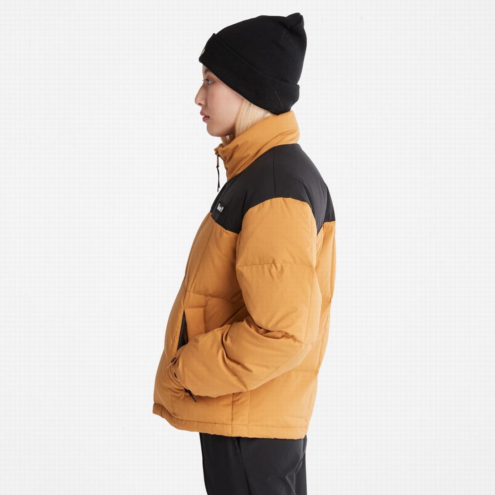 Dámské Bundy Timberland Oversize Re:Down® Insulation Puffer Hnědé | TI24759-573