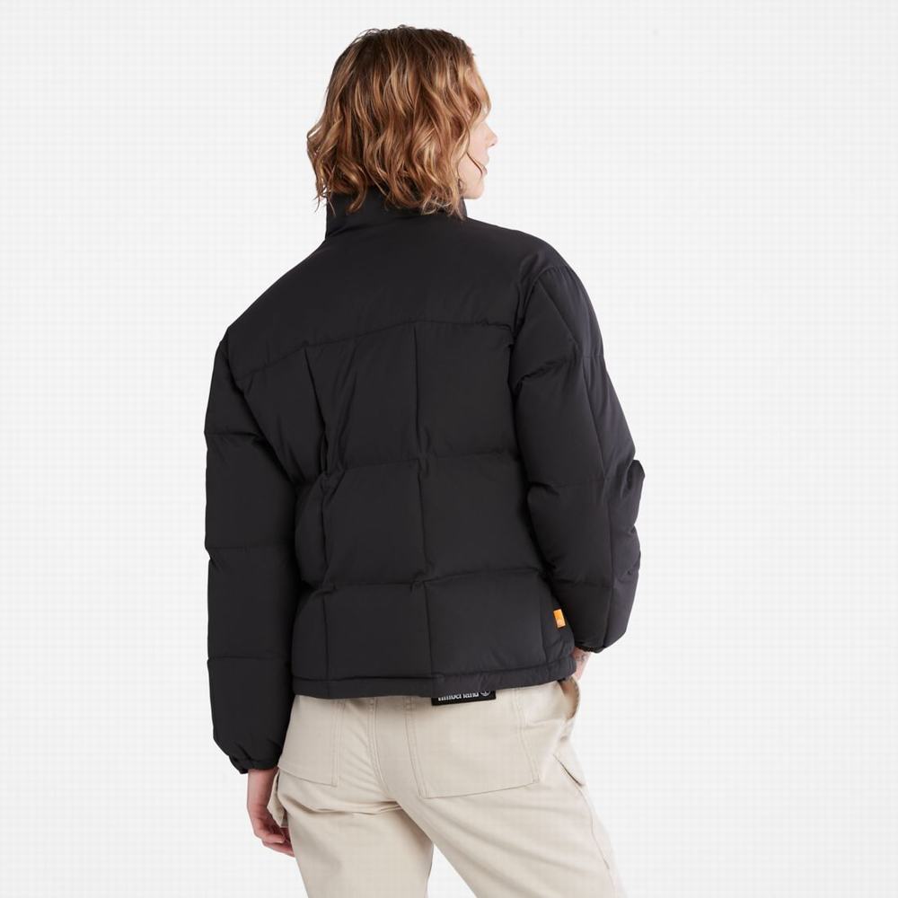 Dámské Bundy Timberland Oversize Re:Down® Insulation Puffer Černé | TI64987-063
