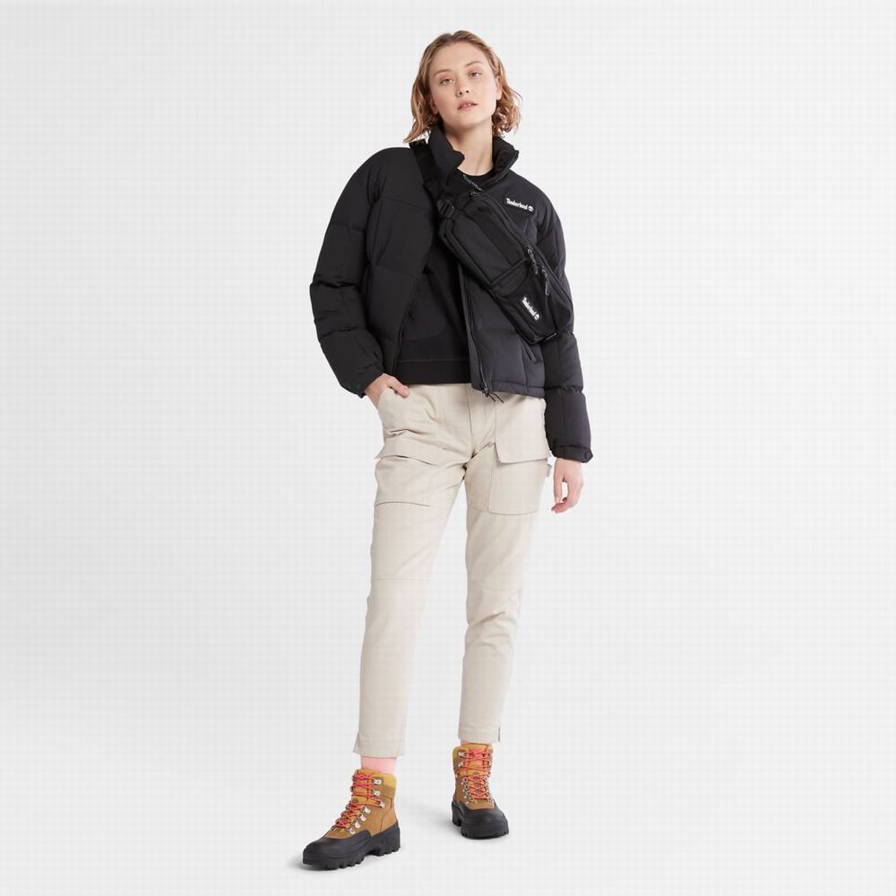 Dámské Bundy Timberland Oversize Re:Down® Insulation Puffer Černé | TI64987-063