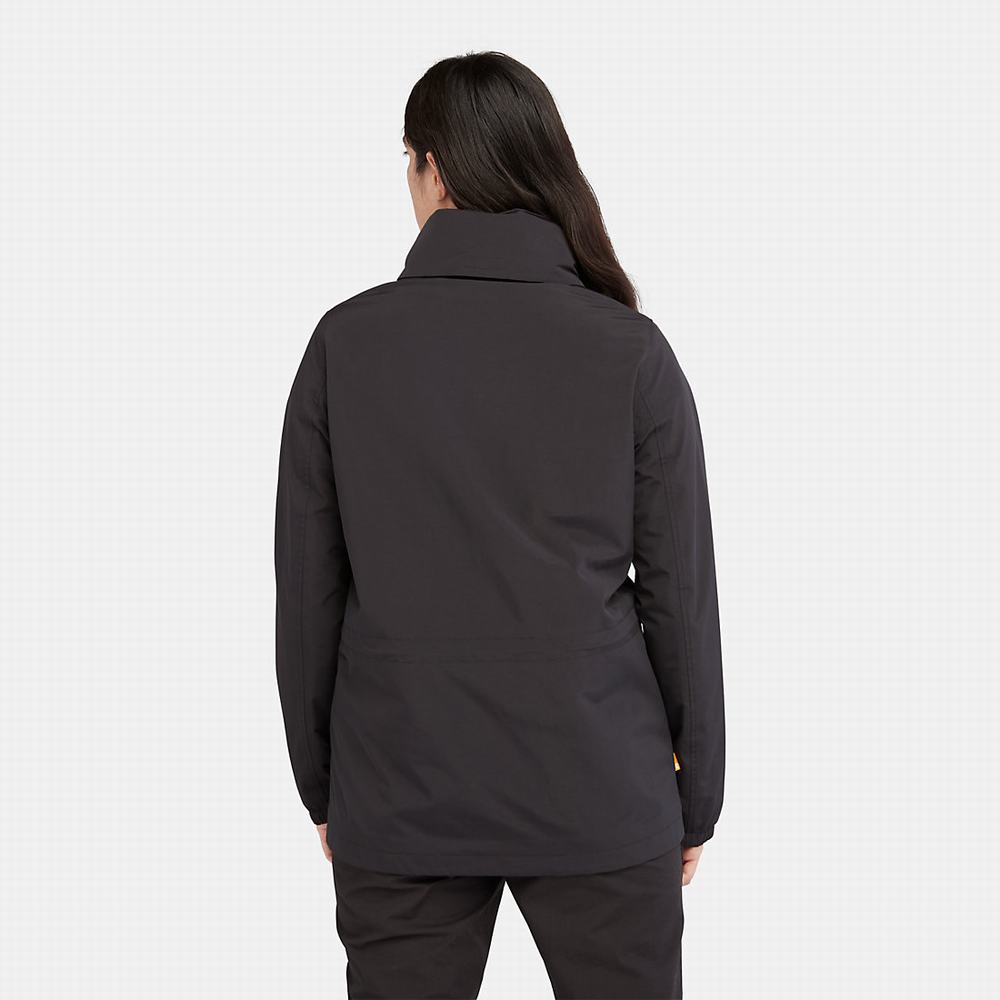 Dámské Bundy Timberland Podšité Raincoat Černé | TI20856-879