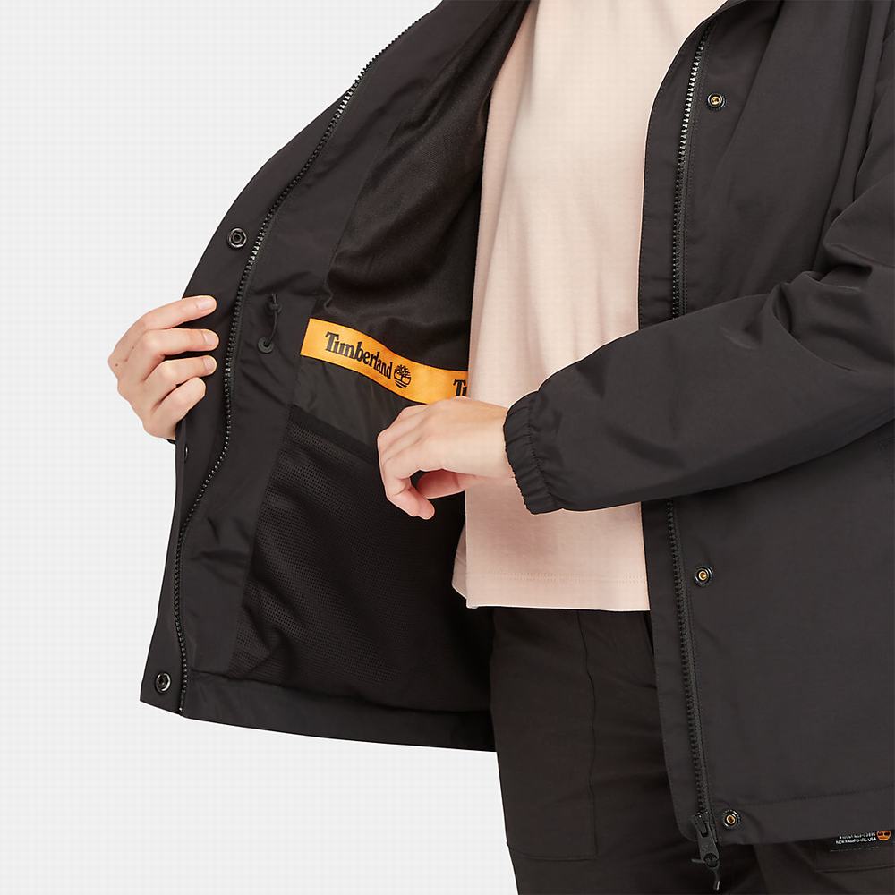 Dámské Bundy Timberland Podšité Raincoat Černé | TI20856-879