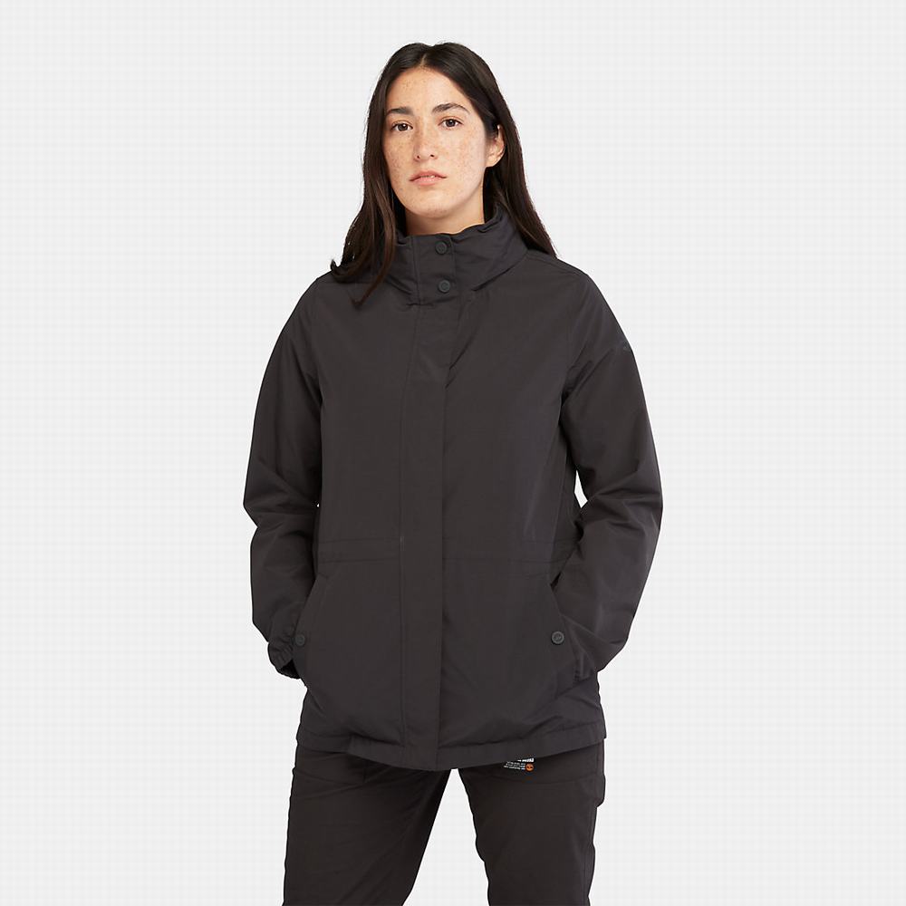 Dámské Bundy Timberland Podšité Raincoat Černé | TI20856-879
