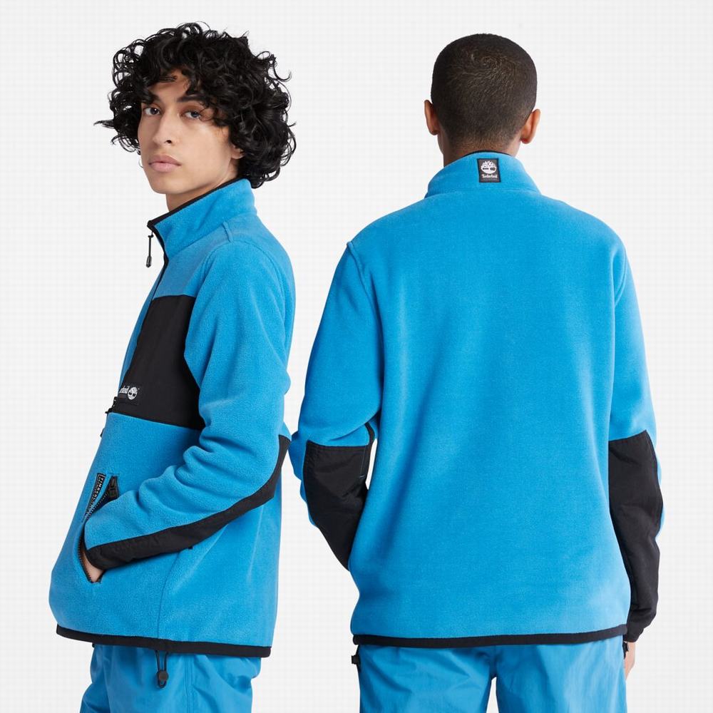 Dámské Fleece Bundy Timberland Polartec® Světle Blankyt | TI92350-863