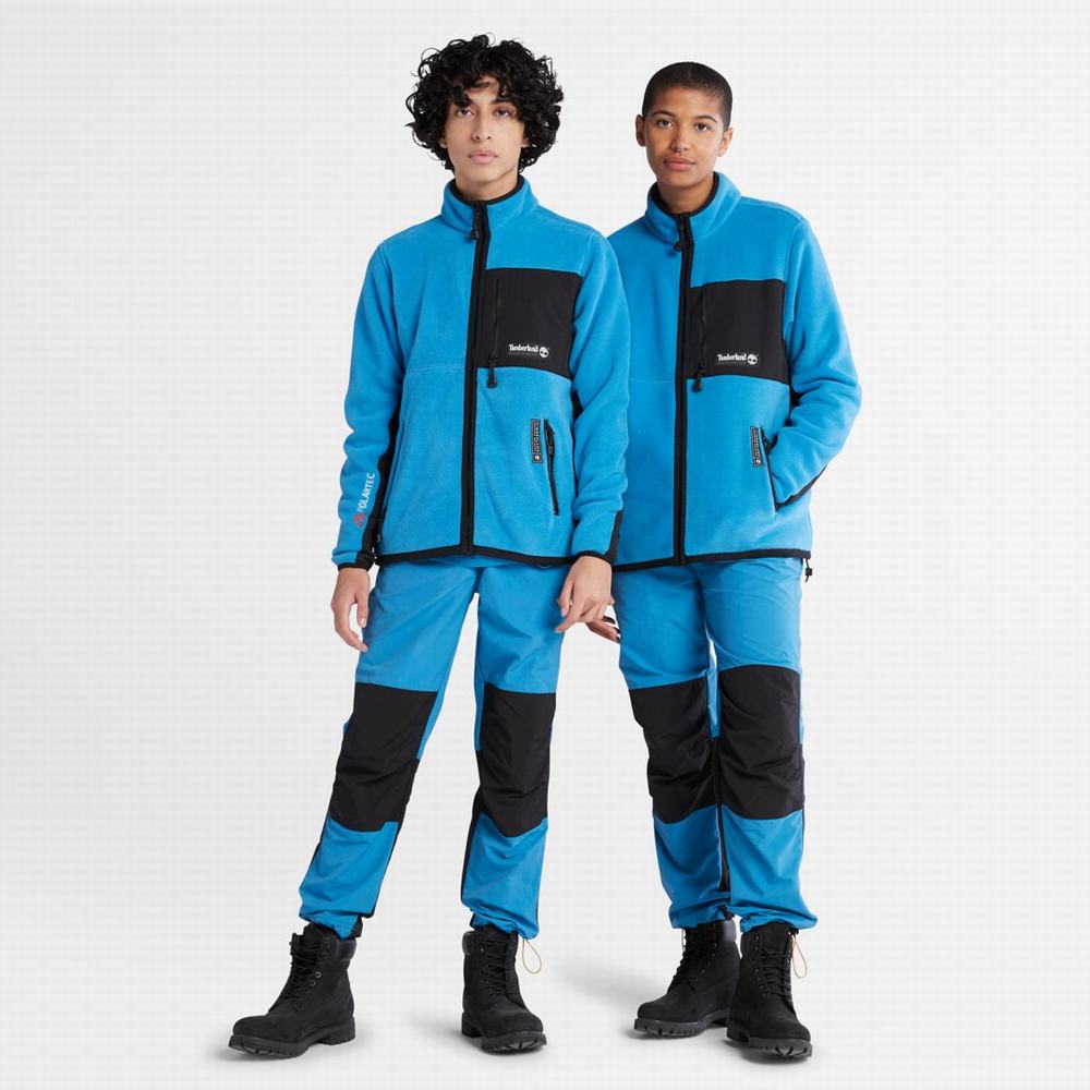 Dámské Fleece Bundy Timberland Polartec® Světle Blankyt | TI92350-863