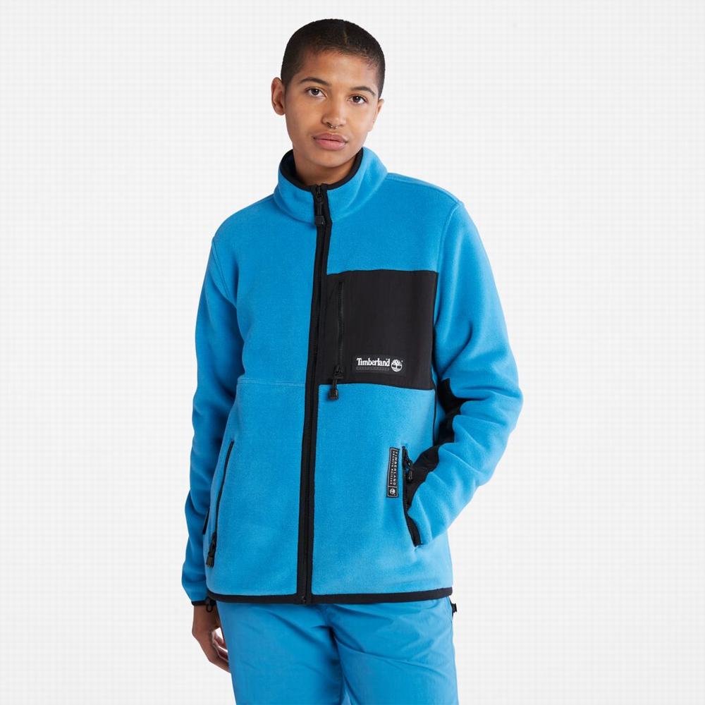 Dámské Fleece Bundy Timberland Polartec® Světle Blankyt | TI92350-863