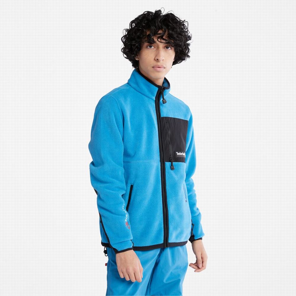 Dámské Fleece Bundy Timberland Polartec® Světle Blankyt | TI92350-863