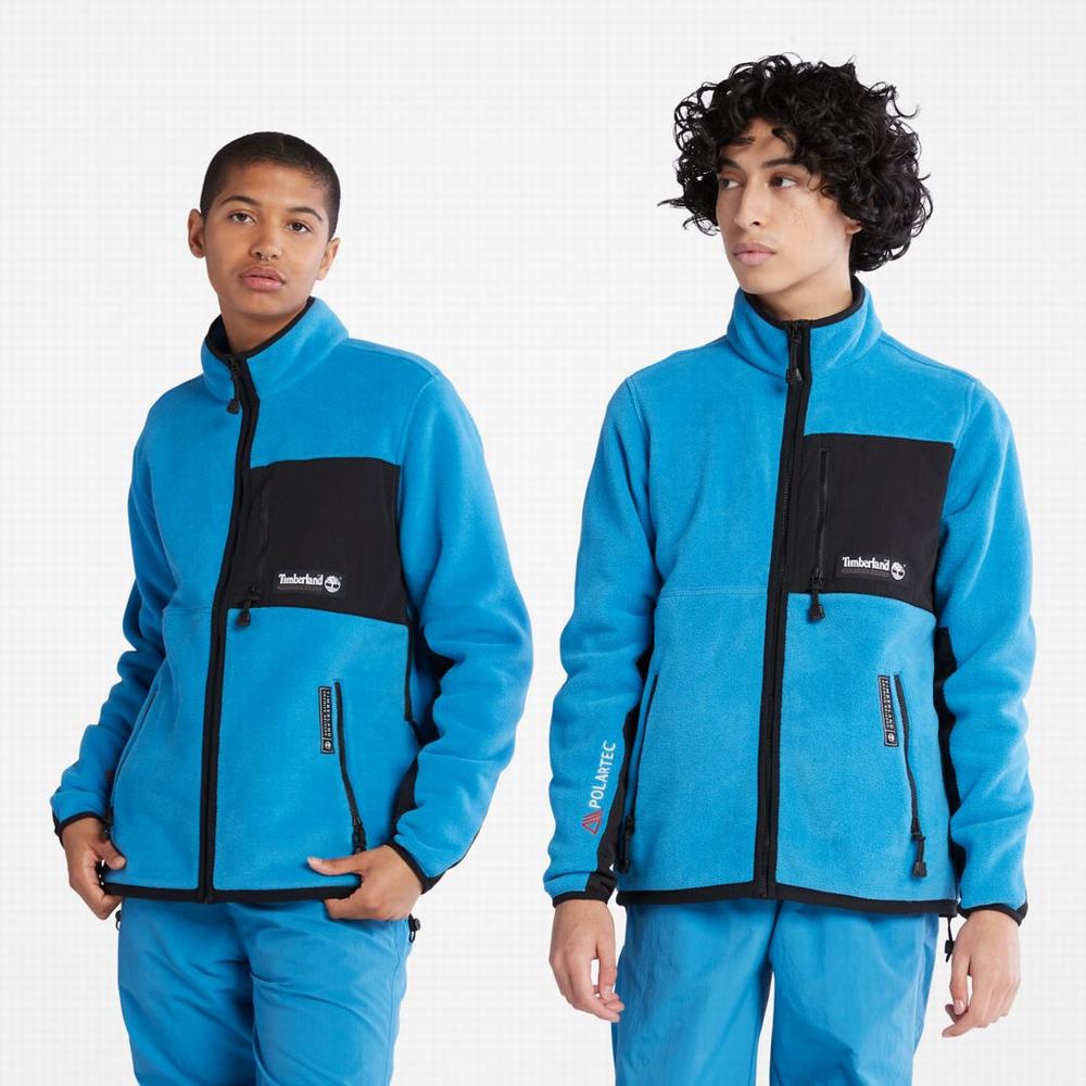 Dámské Fleece Bundy Timberland Polartec® Světle Blankyt | TI92350-863