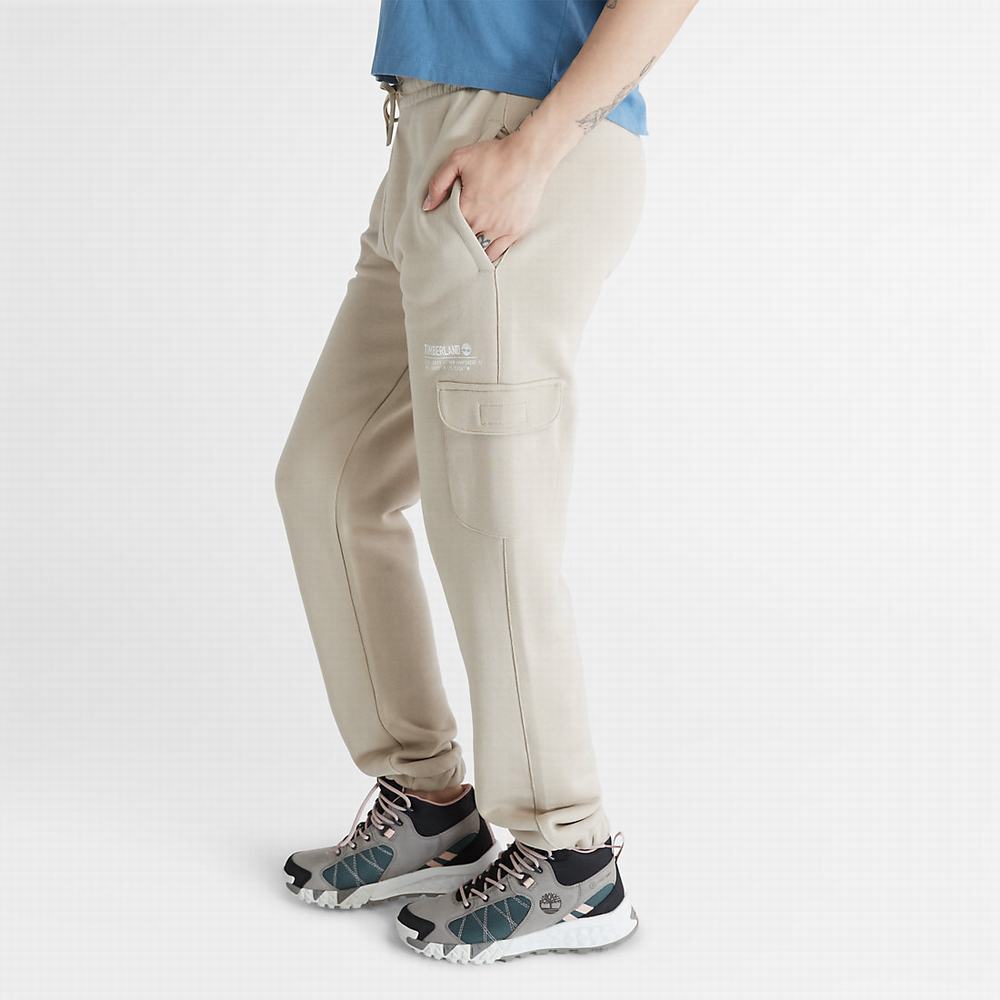 Dámské Kalhoty Timberland Cargo Tracksuit Bottoms Světle Šedé | TI50271-415