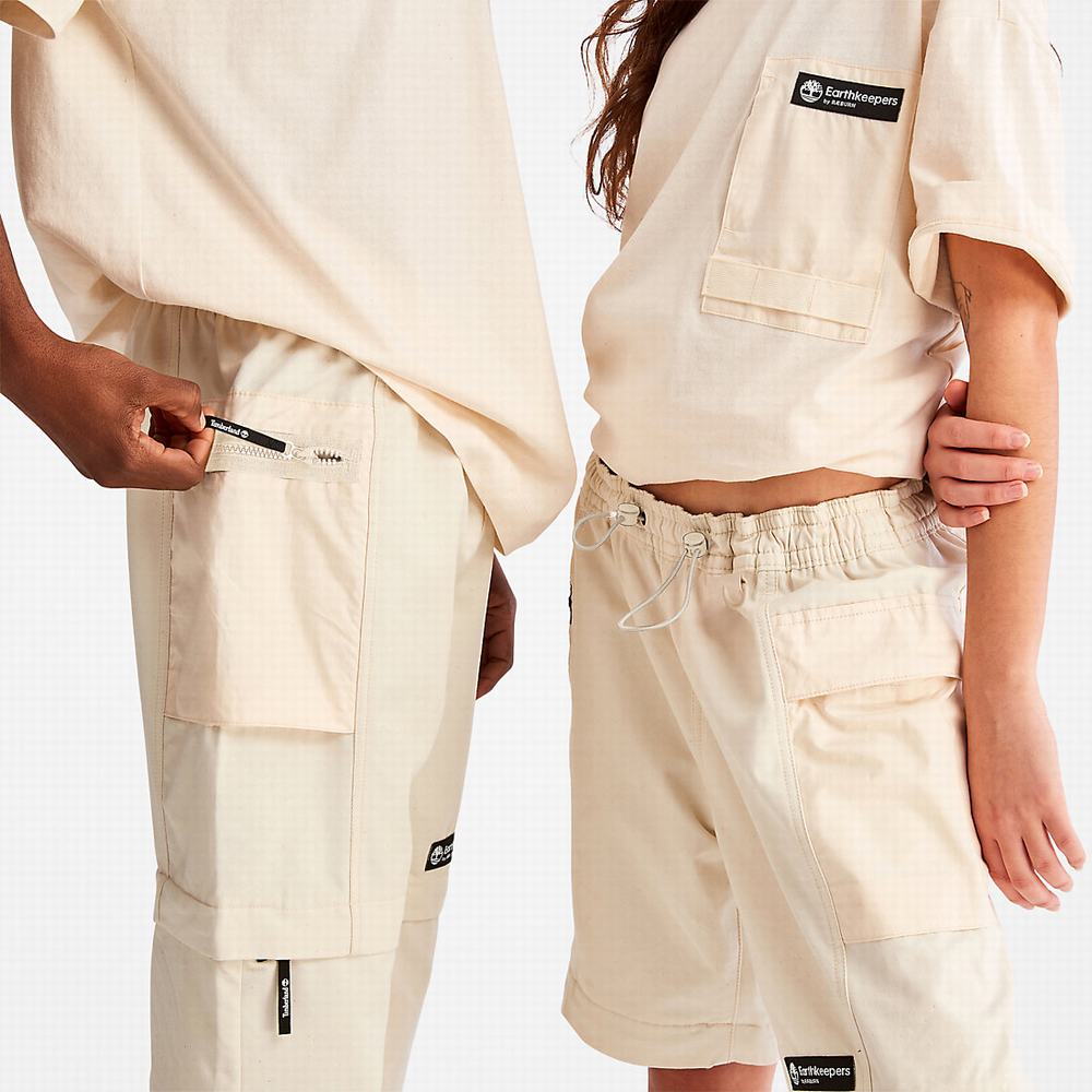 Dámské Kalhoty Timberland Earthkeepers® by Raeburn Zip-off Utility Béžový | TI75416-248
