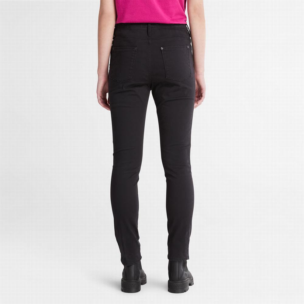 Dámské Kalhoty Timberland Stretch Chino Černé | TI73219-052