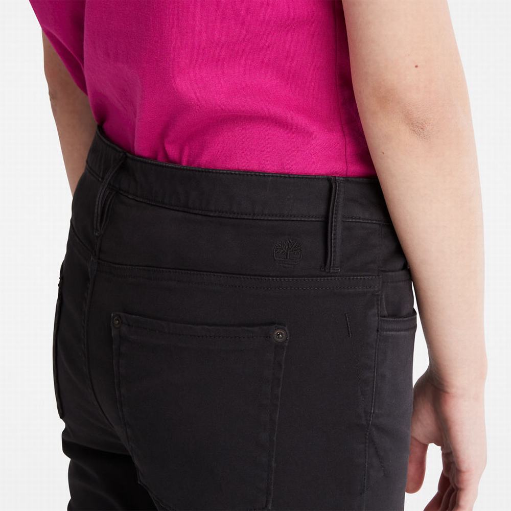 Dámské Kalhoty Timberland Stretch Chino Černé | TI73219-052