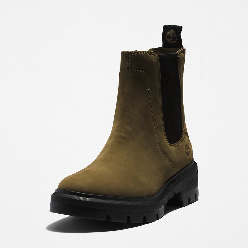 Dámské Kotníkové Boty Timberland Cortina Valley Zelene | TI12836-251