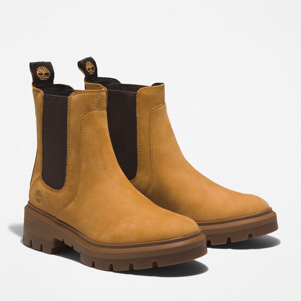 Dámské Kotníkové Boty Timberland Cortina Valley Žluté | TI12974-398