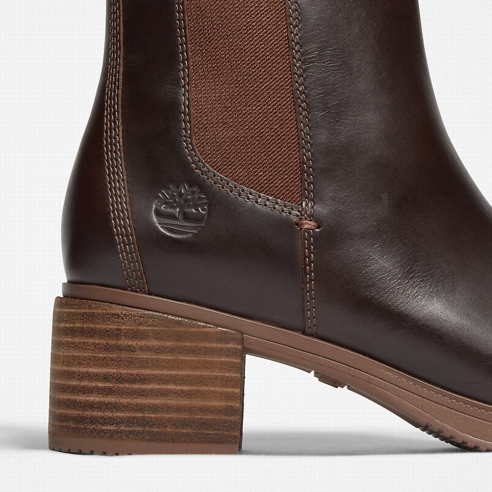 Dámské Kotníkové Boty Timberland Dalston Vibe Tmavě Hnědé | TI82135-940