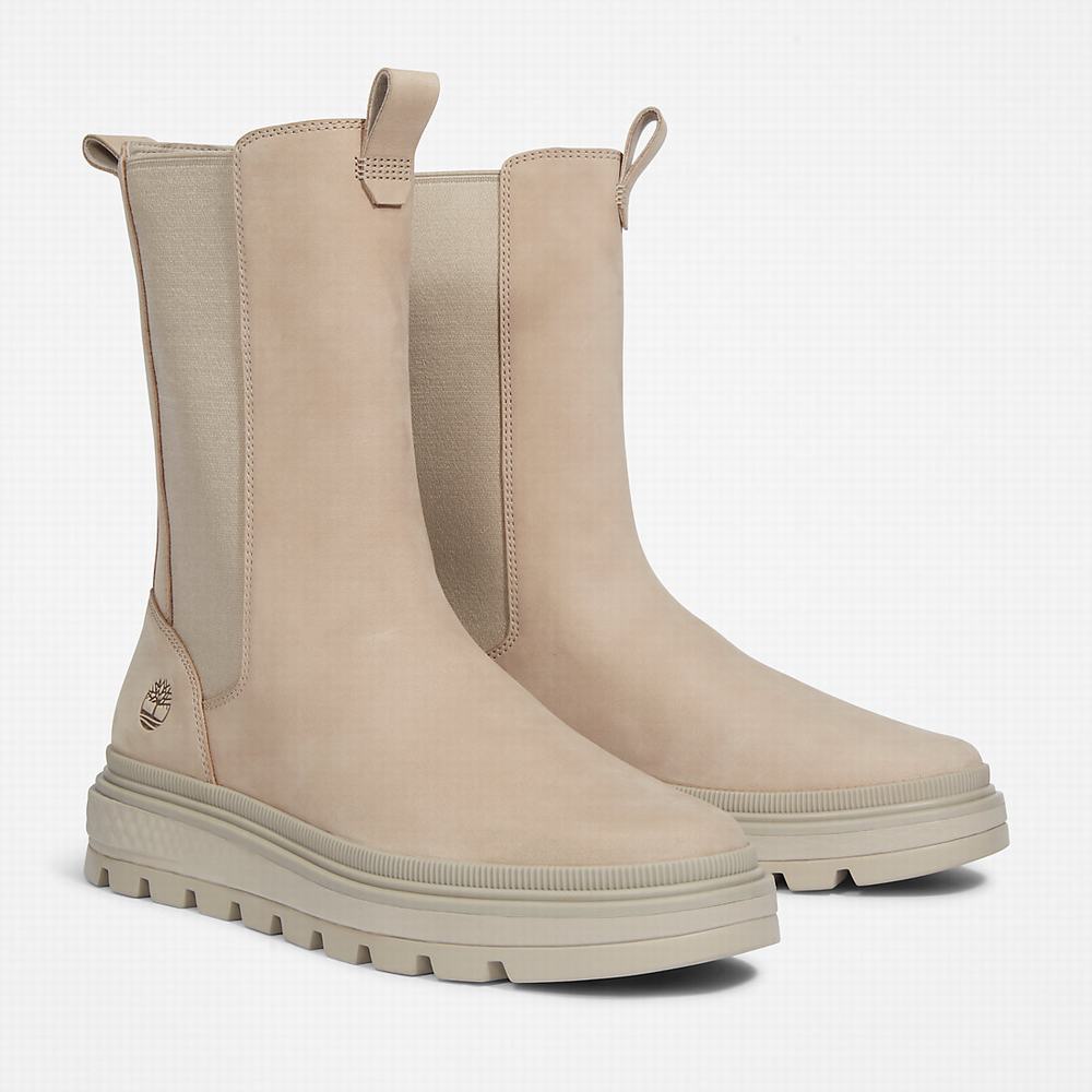 Dámské Kotníkové Boty Timberland Ray City GreenStride™ Combat Béžový | TI40726-289