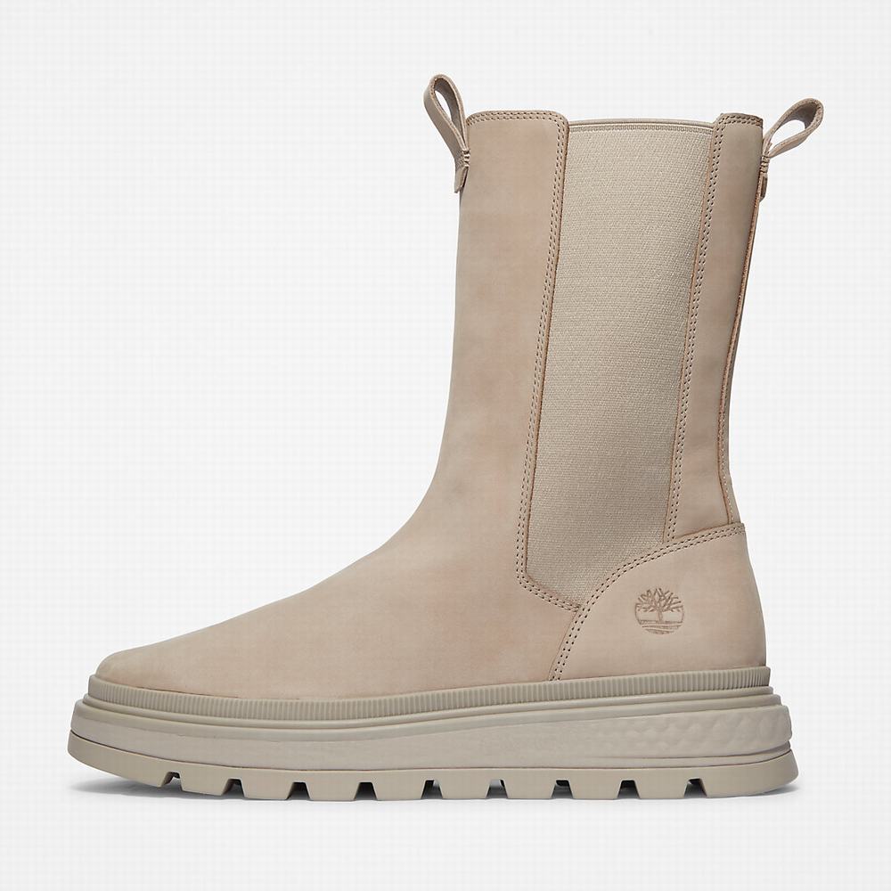 Dámské Kotníkové Boty Timberland Ray City GreenStride™ Combat Béžový | TI40726-289