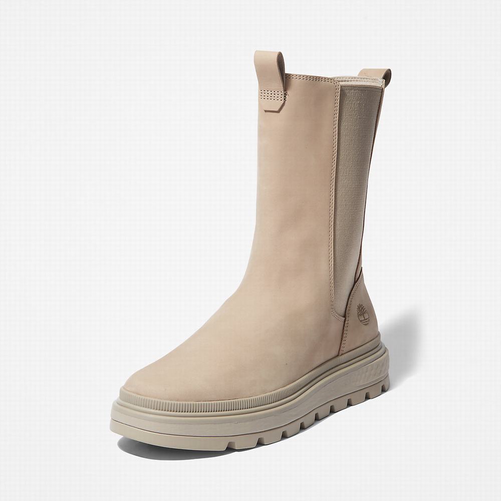 Dámské Kotníkové Boty Timberland Ray City GreenStride™ Combat Béžový | TI40726-289
