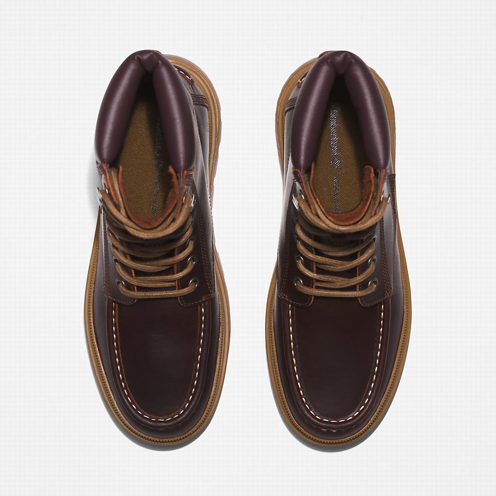 Dámské Kotníkové Boty Timberland Ray City Moc-Špicí Chukka Vínové | TI91052-608