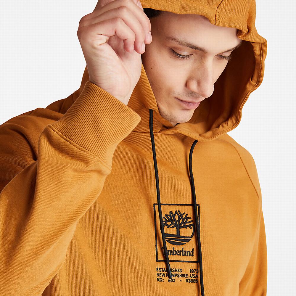 Dámské Mikiny S Kapucí Timberland Heavyweight Logo Žluté | TI18940-021
